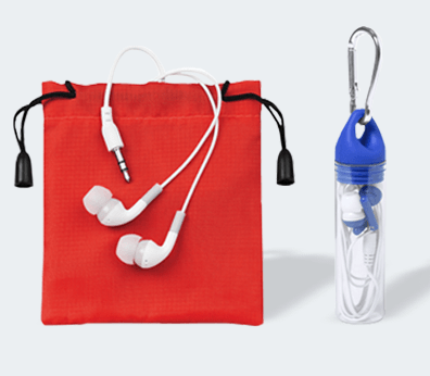 Auriculares com estojo - Personalizados a Preços Imbatíveis