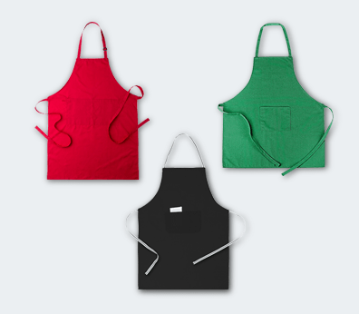 Cotton and polyester apron