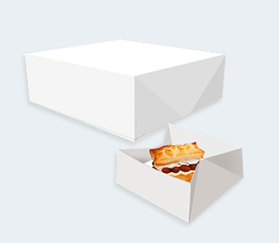 Cajas en cartón de pastelería con tapa Personalizadas