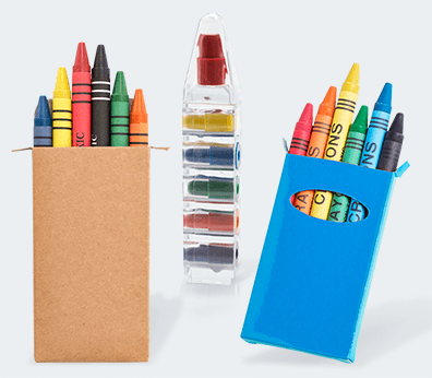 Caixa lápis de cera - Personalizada a Preços Imbatíveis