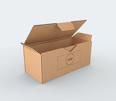 Medium Size Single Wall Cardboard Postal Boxes Customised with your design