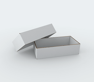 Single Wall Cardboard Boxes with Crash Lock Base and Adjustable Height Customised with your design
