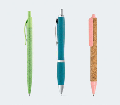 Ecological Wheat Fiber Pen Customised with your design