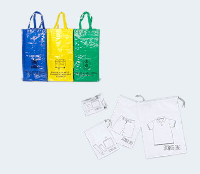 Conjunto de Sacos para Reciclagem - Personalizado a Preços Imbatíveis