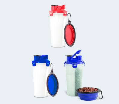 Tragbarer Tierfutter- und Wasserbehälter