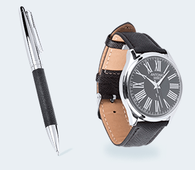Sada - hodinky a pero