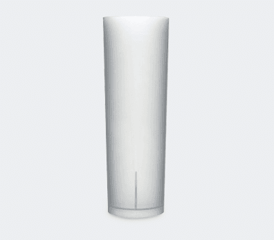 Vasos de tubo de plástico Personalizados