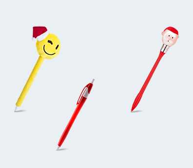 Vánoční kuličkové pero