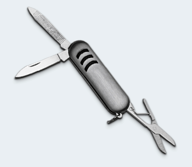 Mini canivete multifuncional - Personalizável ao melhor preço