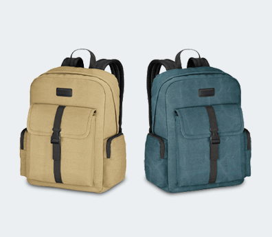 Cotton Laptop Backpack Customised with your design