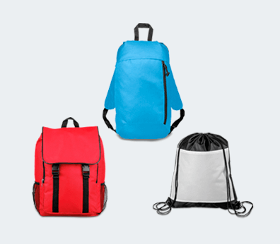 Polyester Backpack Customised with your design