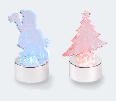 Figuras de navidad con LED interior