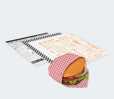 Papírový obal na hamburger