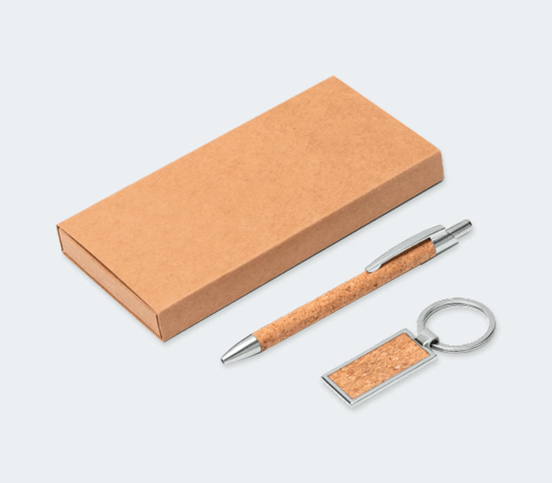 Stift- und Schlüsselanhänger-Set