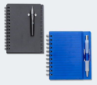 Kit caneta e caderno - Personalizado ao melhor preço