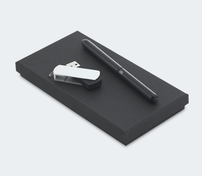 Conjunto de caneta e pen drive - Personalizado ao melhor preço