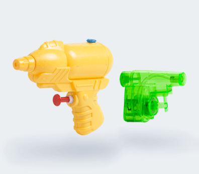 Pistola de água - Personalizada a Preços Imbatíveis