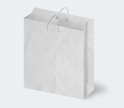 Bolsa de papel vertical con cordón