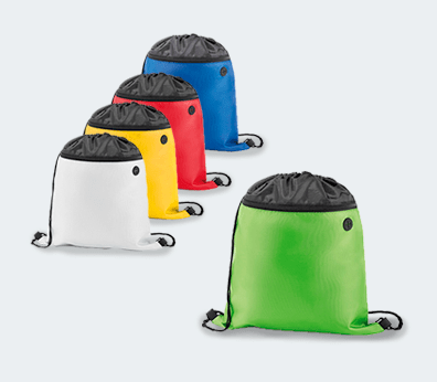 Nylon Drawstring Bag Customised with your design