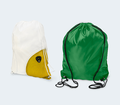 Saco tipo mochila em poliéster - Personalizado a Preços Imbatíveis