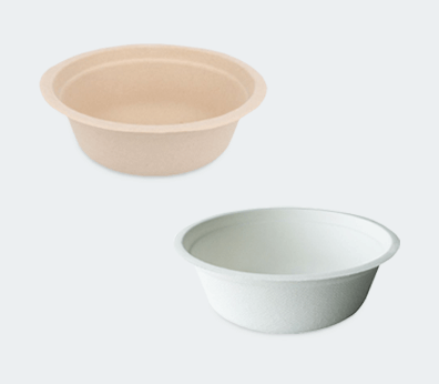 Disposable Sugarcane Bowls - Design and printing made easy and cheap