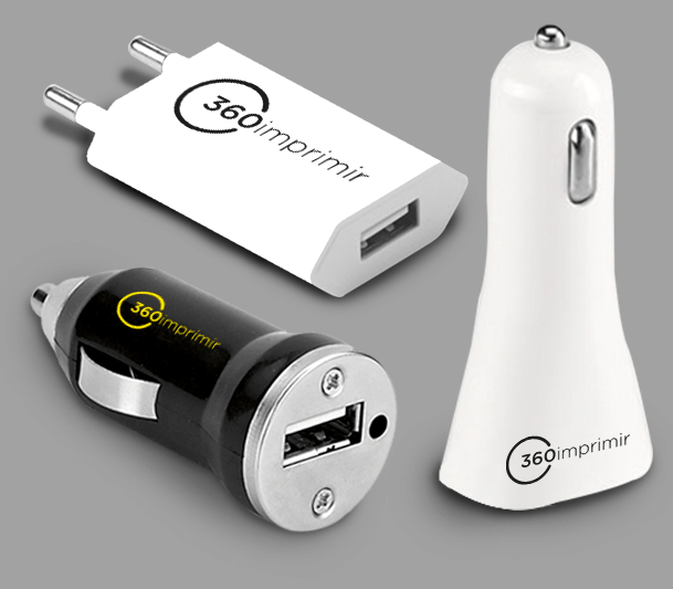 Carregador USB - Personalizado a Preços Imbatíveis