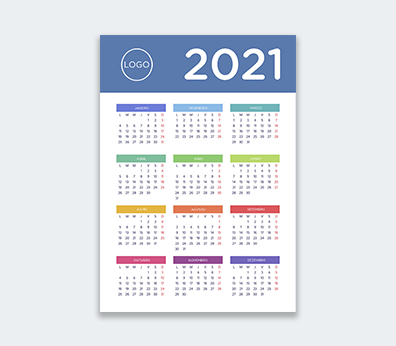 Los Calendarios de Pared personalizados son productos útiles durante 12 meses.